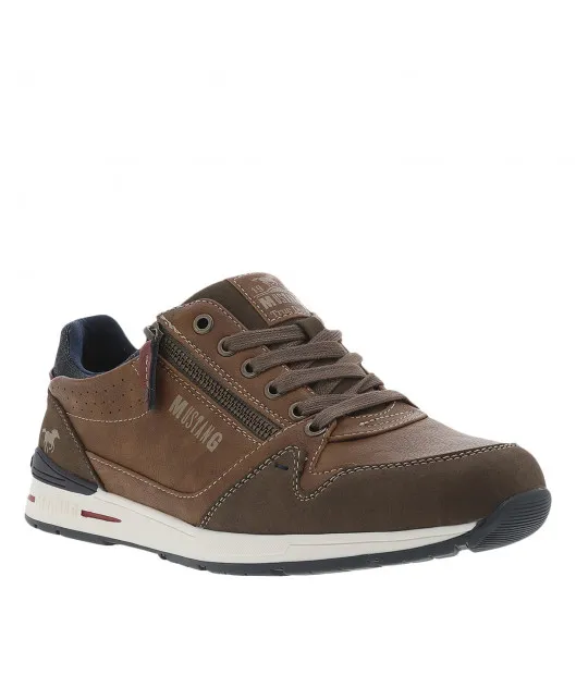 Baskets homme brun